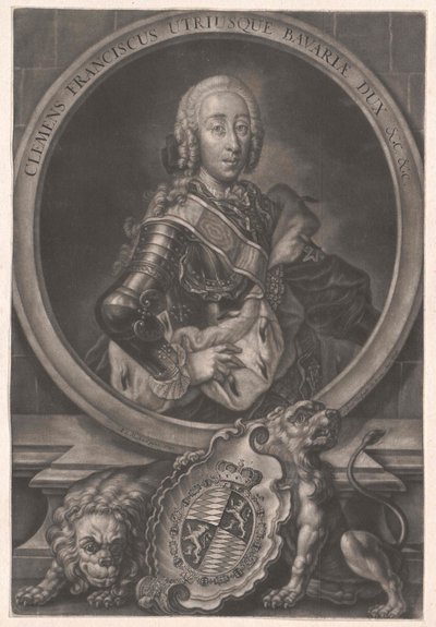 صورة الدوق كليمنت فرانسيس بافاريا (1722-1770) بواسطة غابرييل بودنهر الأصغر